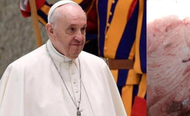 ¿Un milagro en el río San Jorge? La cara del Papa Francisco aparece en la piel del pez
