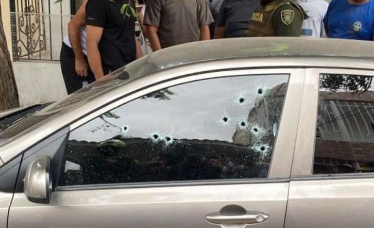 Fue asesinado con 8 tiros en su auto