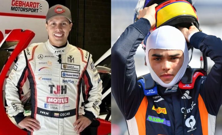 Así fue a ÓScar Tunjo y Sebastián Montoya en sus habilidades de automóvil