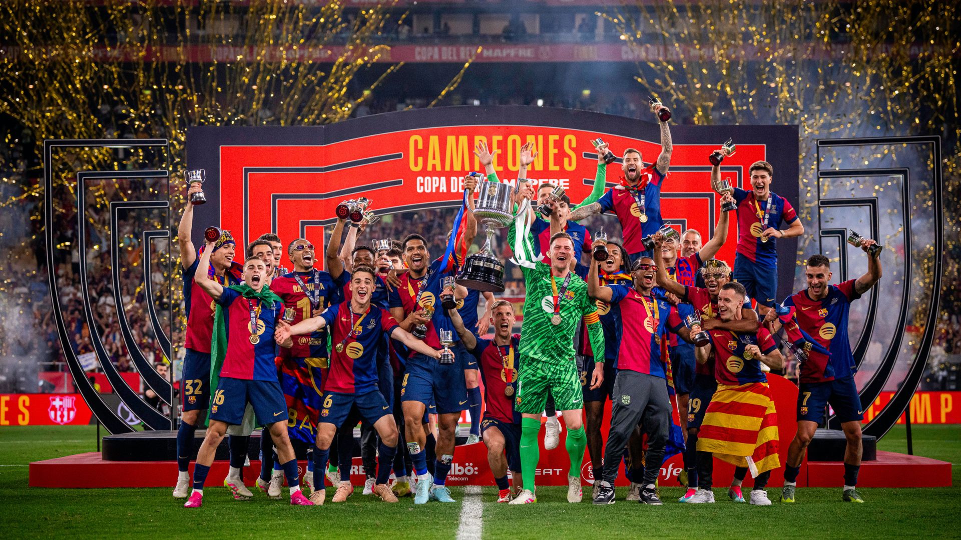 Así es como Barcelona fue coronado campeón de la Copa King Mapre 2024 – 2025