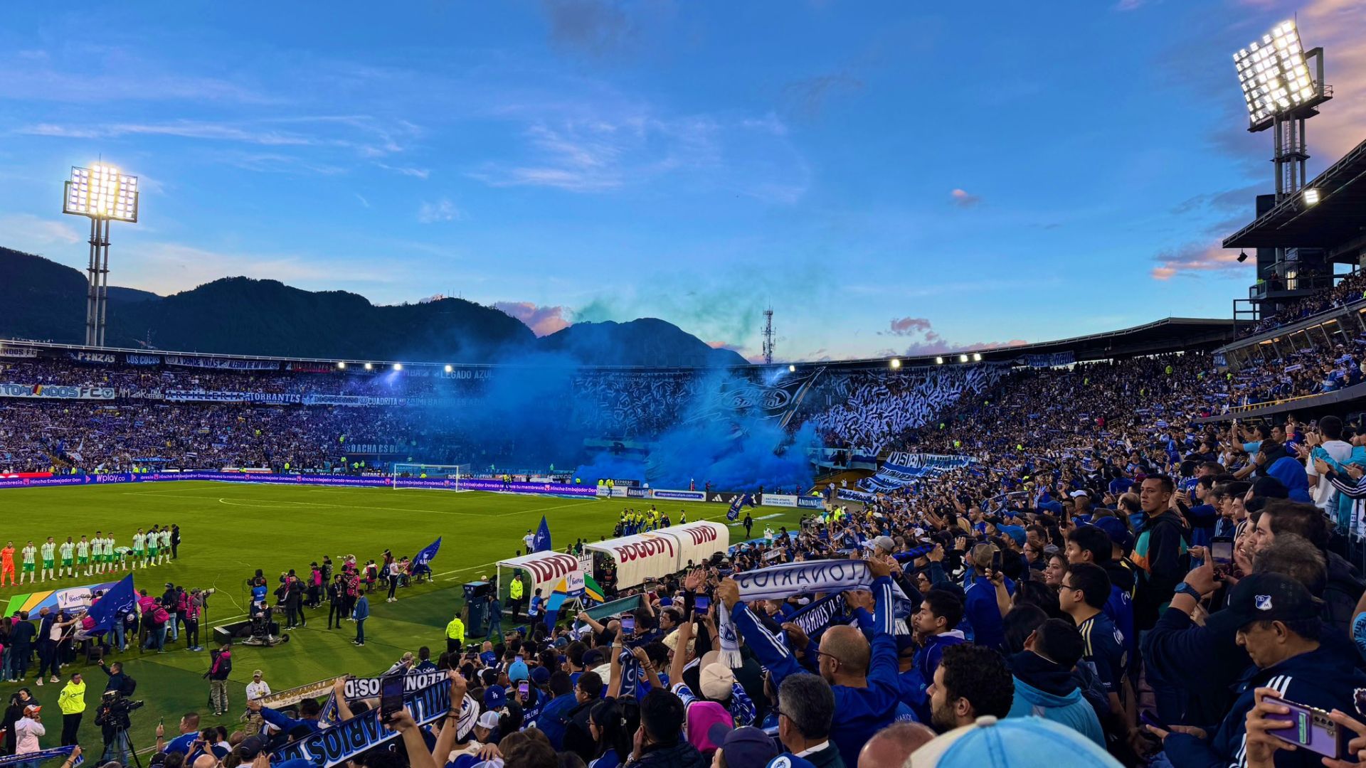 Esta era la tabla de posición en el fútbol colombiano.