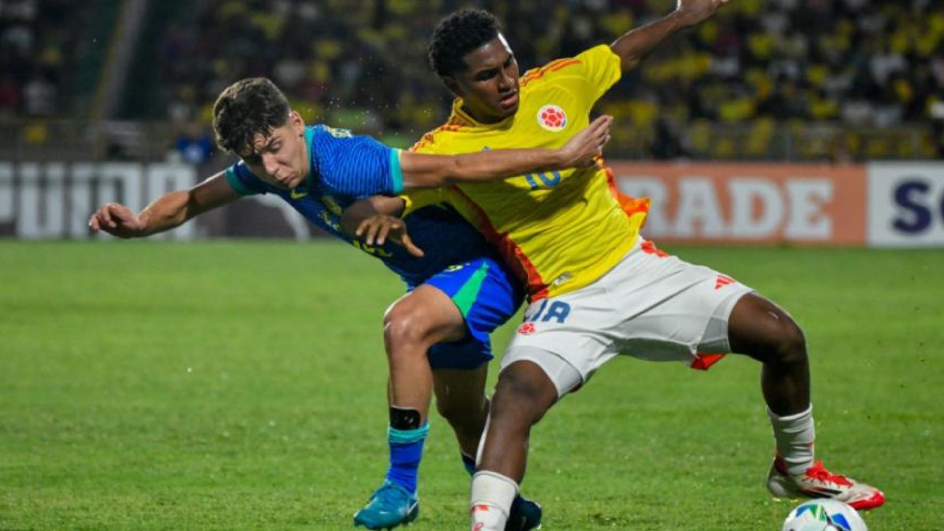 El equipo de Colombia Sub 17 llora, mientras que Brasil se queda con el campeonato sudamericano