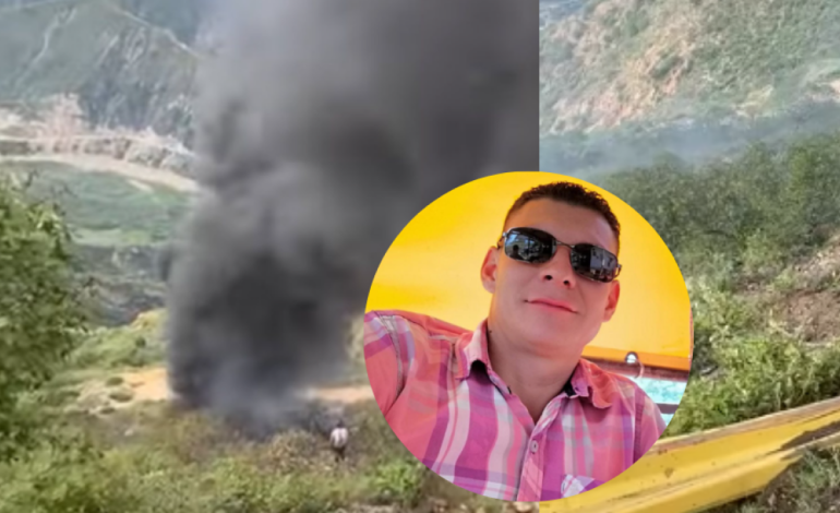 Palabras en movimiento que el conductor que cayó al cañón de Chicamocha cayó: «Los amo»