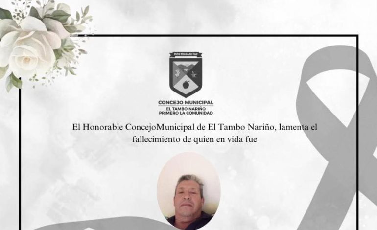 Se las arregló para hablar con su esposa antes de morir