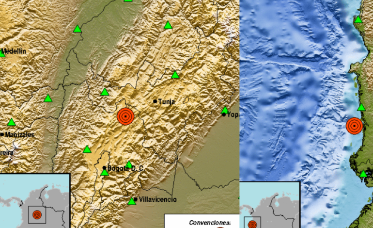 Tedoy Toy en Colombia informan sobre terremotos el miércoles 23 de abril; Epicentro y detalles