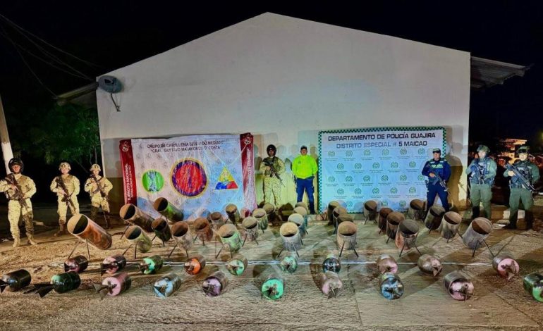 Un explosivo Arsenal en La Guajira, que supuestamente pertenecía a Eln