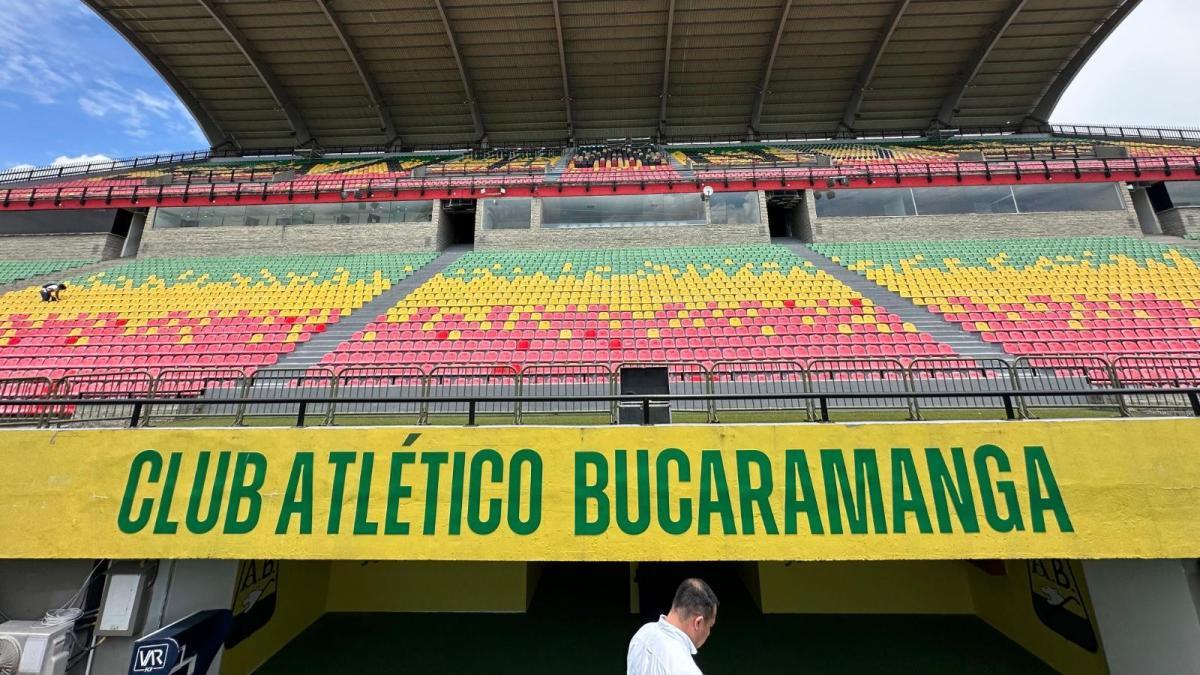 Muestran fuertes actividades de seguridad después de la fiesta entre las carreras del Atlético Bucaramanga y Argentina
