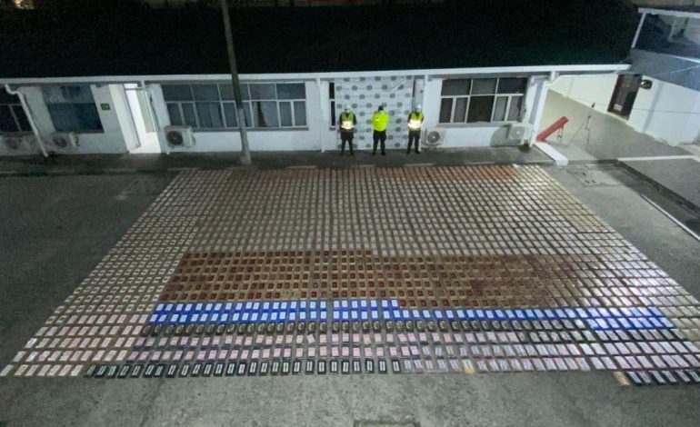 Casi dos toneladas por valor de $ 63 millones