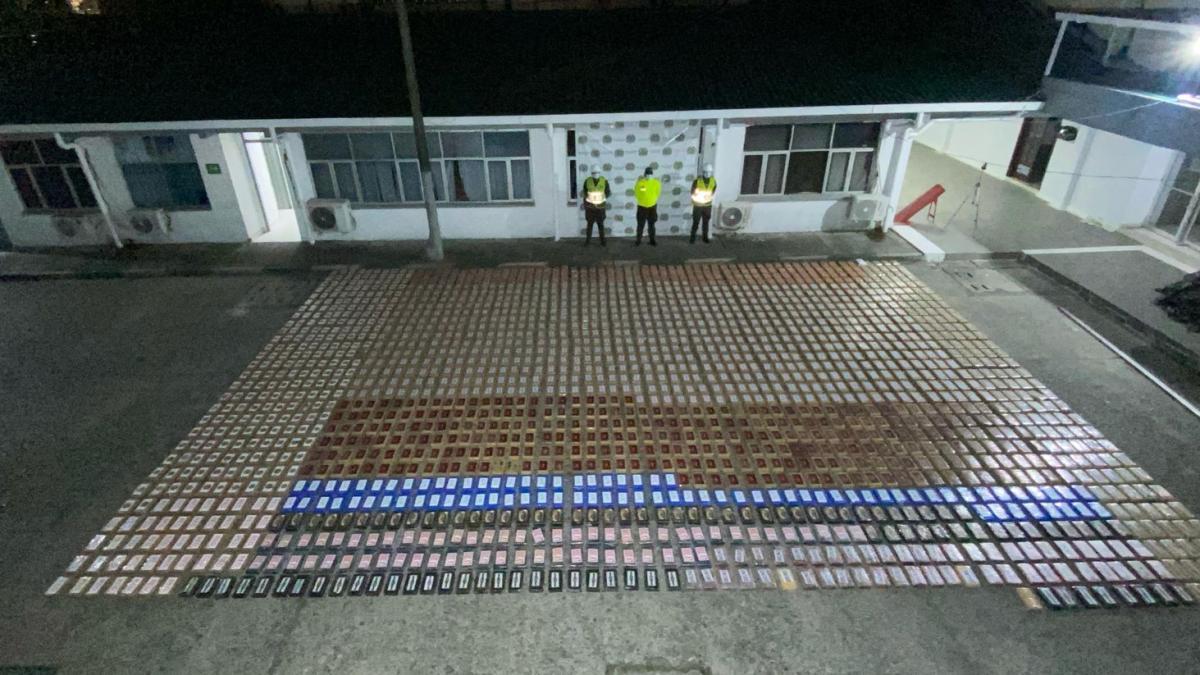 Casi dos toneladas por valor de $ 63 millones