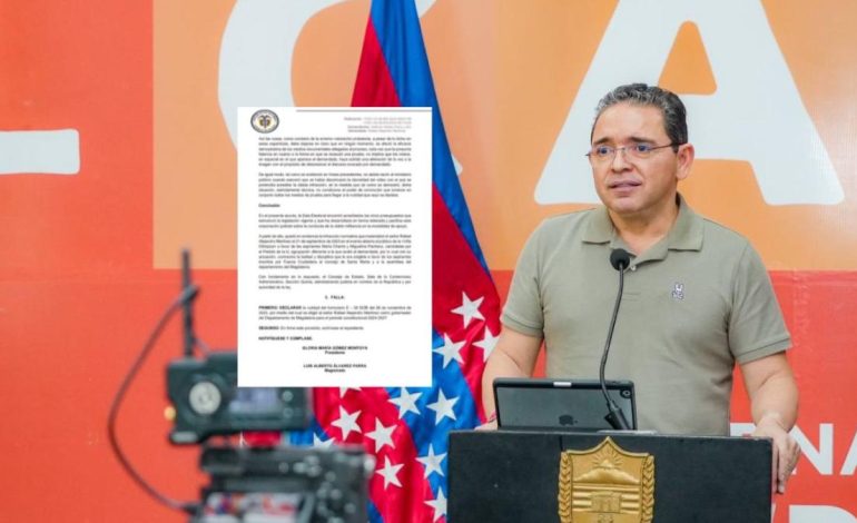 Rafael Martínez después del Consejo de Estado