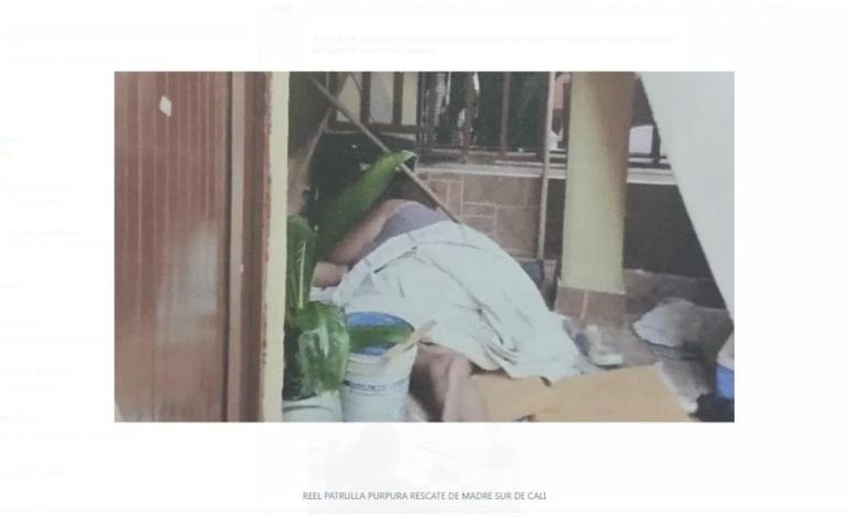La triste historia de un adulto mayor, aparentemente obligado por su hija a vivir en Antyardín de su casa en Cali