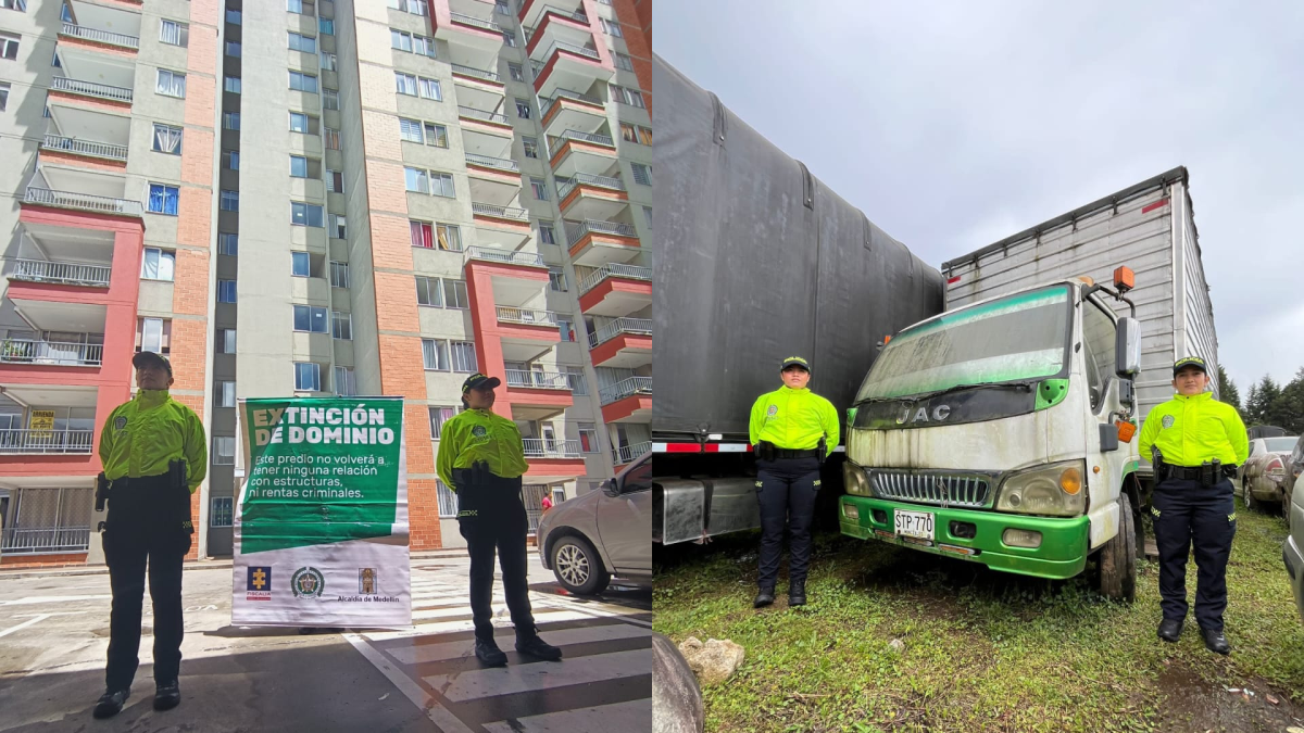 Camiones y apartamentos, entre millonarios de bienes en el campo de extinción para el poderoso Medellín Karma