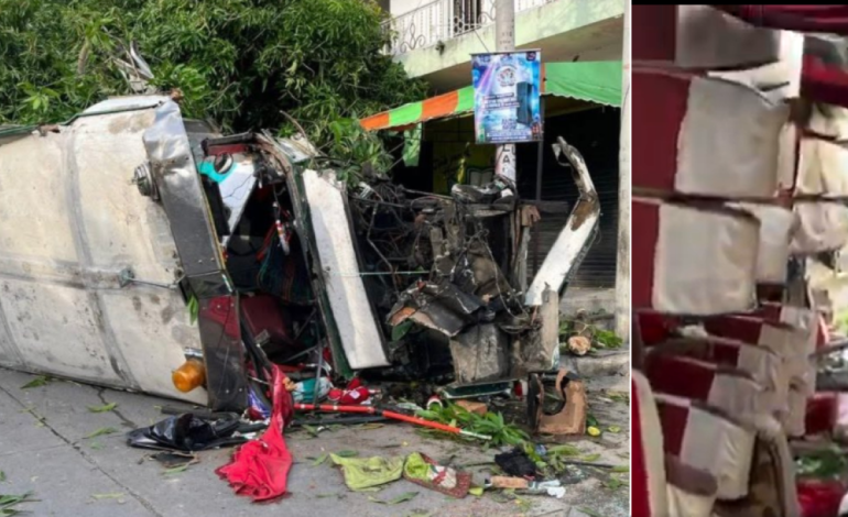 Condujo a los transeúntes y luego se dio la vuelta