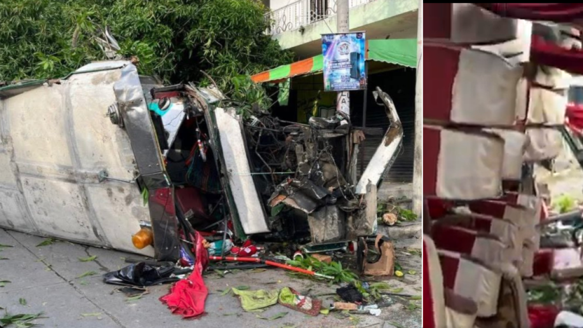 Condujo a los transeúntes y luego se dio la vuelta