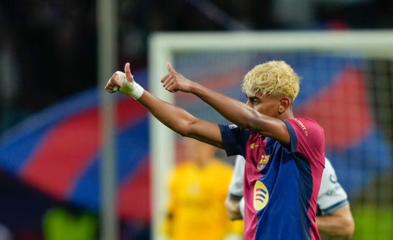 Barcelona lazos en el juego contra el Inter Milán