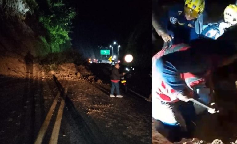 Entre llorar por ayuda y el lodo salvaron a dos mujeres atrapadas después de caer en Pereira