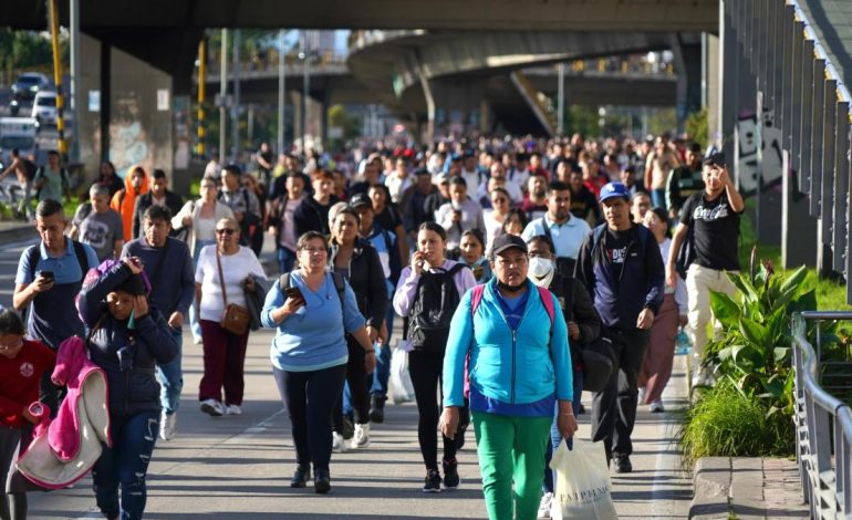 Fue el primer día de la huelga nacional
 – Primer plano
