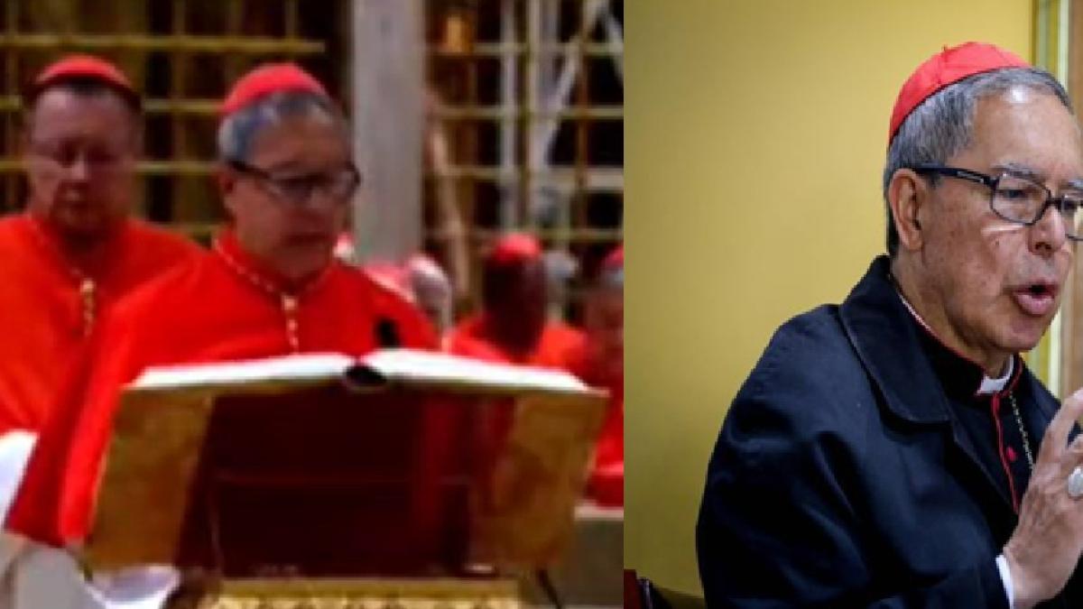 La primera actuación en el juramento del único cardenal colombiano que participa en el cónclave para elegir al Papa