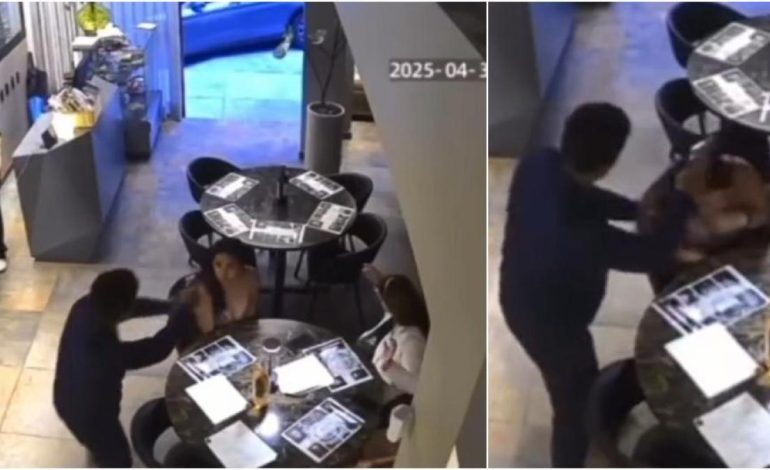 Momentos de pánico que los clientes de restaurantes en el norte de Armenia vivían debido a un rápido robo