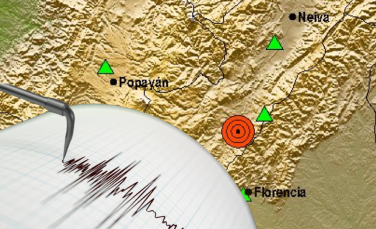 Temblando en Colombia hoy terremoto en el sur del país 3.4 en la noche del 28 de mayo; Epicentro y Głęboka
– Primer plano