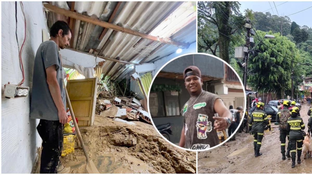 Young murió cuando intentó salvar la vida de su familia en medio de una avalancha en itagüí: «Se estiró y se registró»