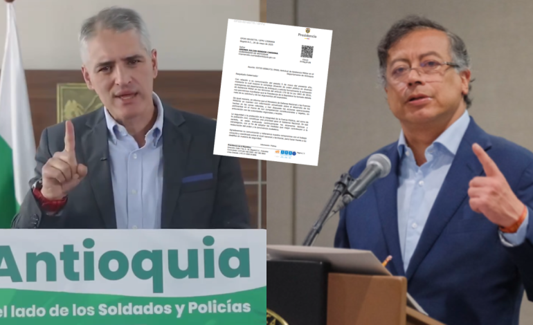 La respuesta del gobierno nacional a solicitud de asistencia militar a antioquia presentada por el gobernador
– Primer plano