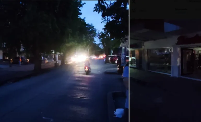 Fotos y videos Así es como se ve Barranquilla en el medio del apagón masivo, que afecta a muchos distritos de la ciudad
– Primer plano