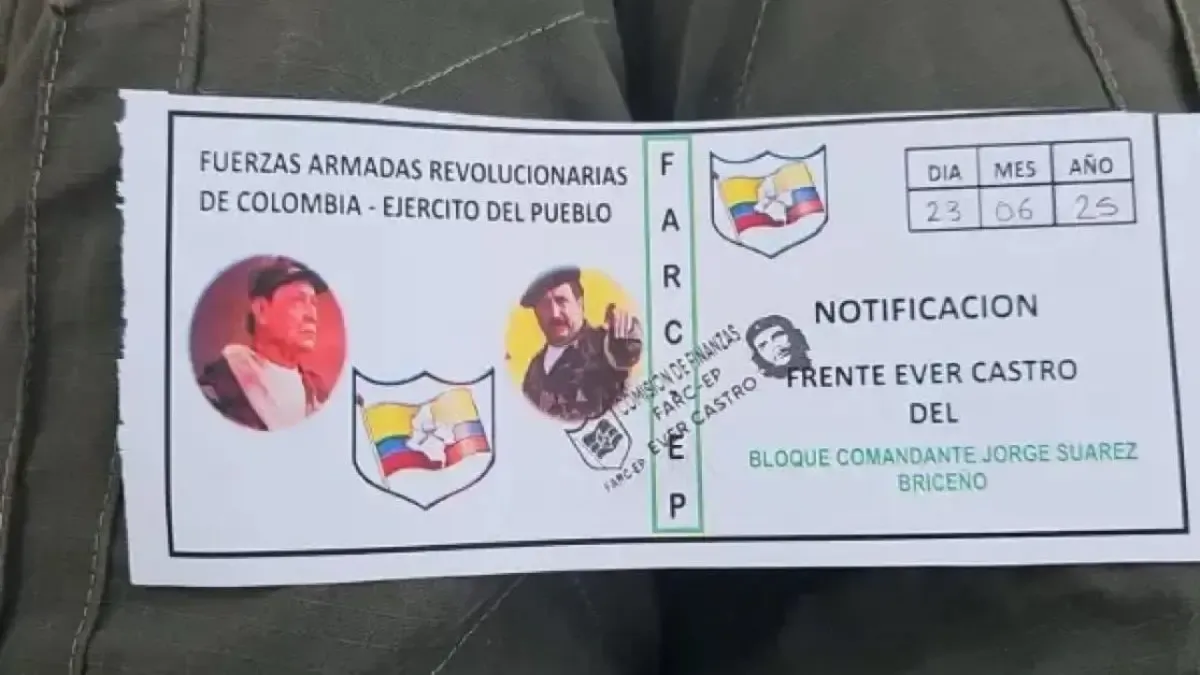 El miedo a Ariari regresa a las amenazas con los folletos de los alias disidentes «Calarcá» a los comerciantes y Finqueros

 – Primer plano