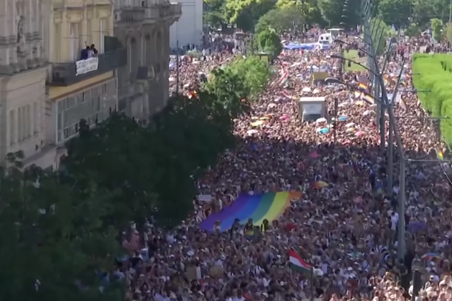 Historia de Budapest: más de 200 mil personas en LGBT+ Pride a pesar de las amenazas

 – Primer plano