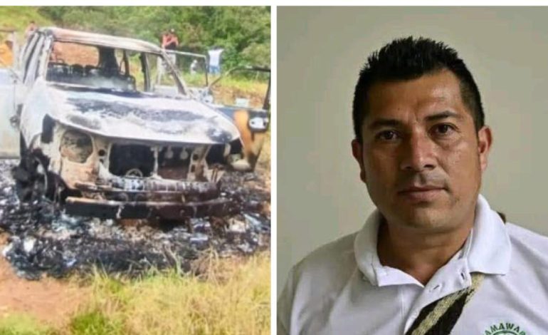 El asesinato del asesinato nativo del líder y 2 escoltas: los mataron y sus cuerpos estaban en un automóvil quemado
– Primer plano