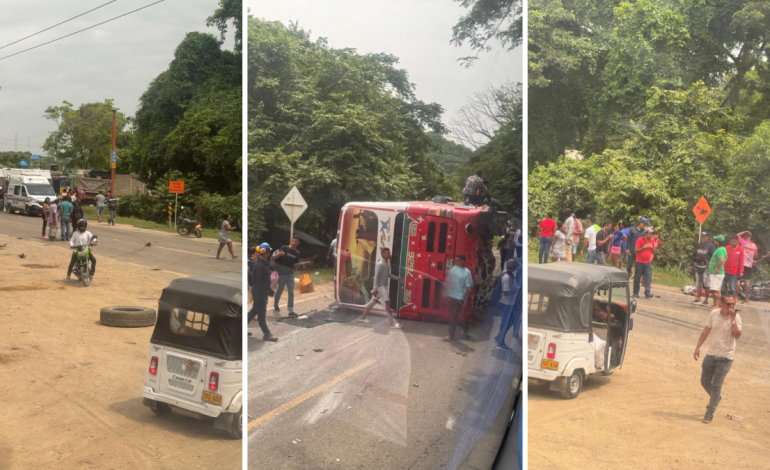 Uno muerto y más de 20 herido después de derrocar el autobús inter -acop en la cordialidad en Luruaco (Atlantic)

 – Primer plano