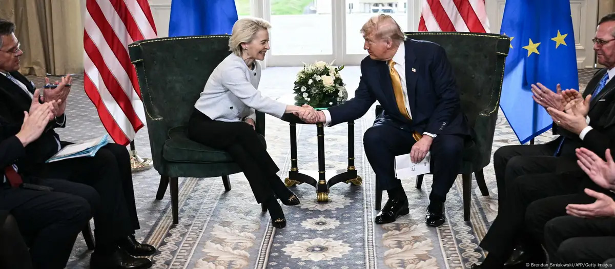Estados Unidos y la Unión Europea están de acuerdo en el comercio y evitan la guerra aduanera.

 – Primer plano