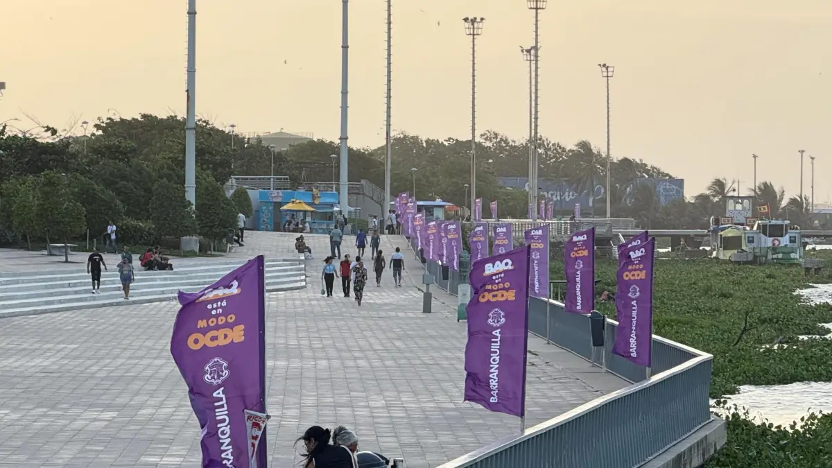 El gran malecón se transformó para recibir el foro de la OCDE en Barranquilla

 – Primer plano