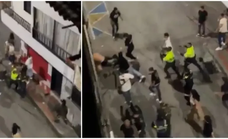 Más de 50 personas estuvieron involucradas en la pelea en Cocorná en Antioquia.
– Primer plano