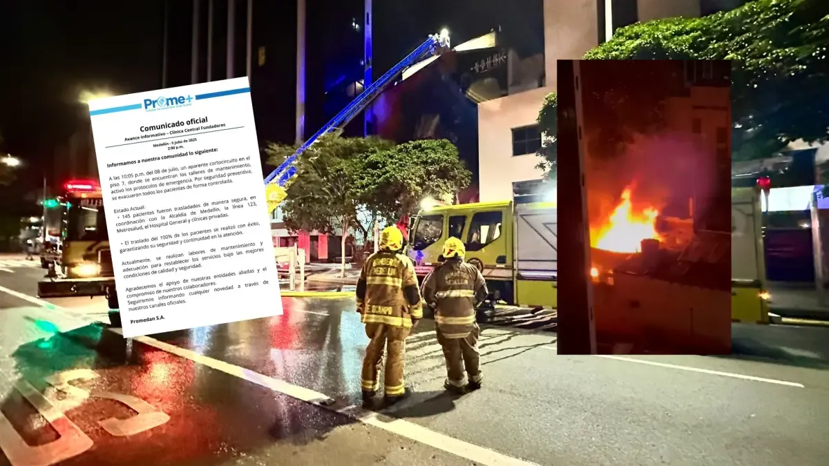 Los fundadores de Medellín se pronuncian después de un fuego estructural; La primera teoría reveló sobre las causas

 – Primer plano