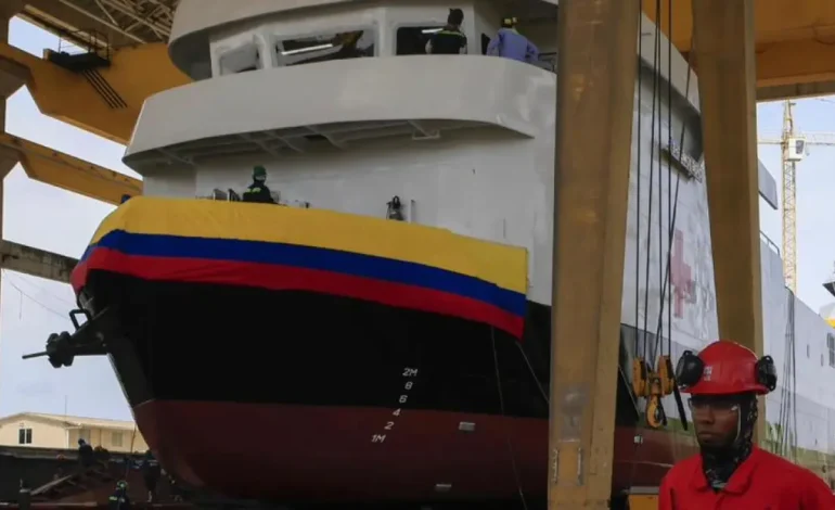 En Cartaagen, presentaron el primer barco de patrulla del hospital y oceánico construido en Colombia: Cotecmar crea historia

 – Primer plano