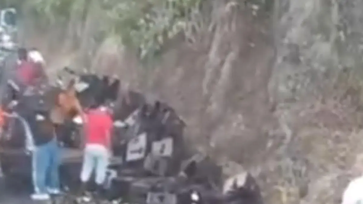 Beer Truck después de un accidente grave en la parte superior de la línea: las pinturas generaron rechazo en las redes sociales

 – Primer plano