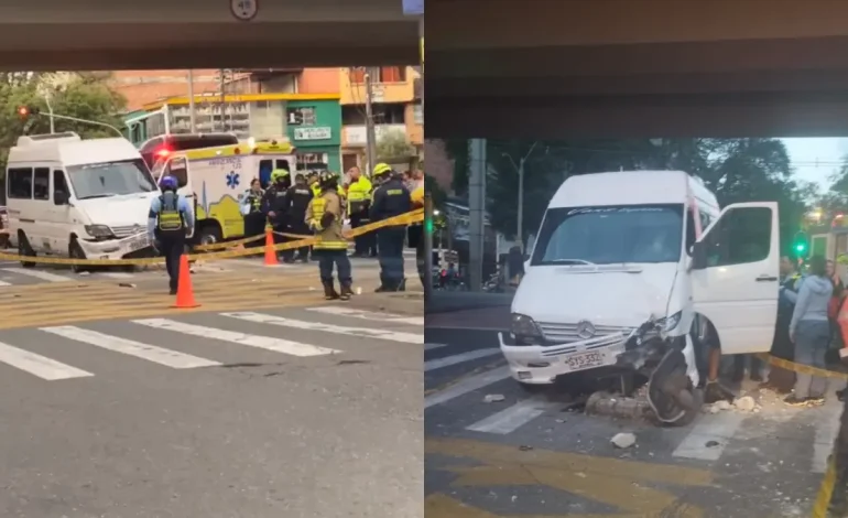 El conductor de la camioneta, en un estado borracho, condujo a dos personas frente a la estación de metro en La Floresta en Medellín: Menor
 – Primer plano