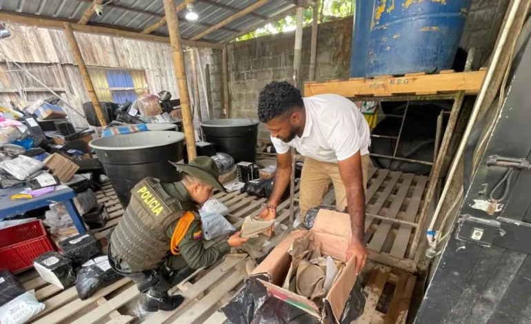 El paquete proviene de La Guajira
– Primer plano