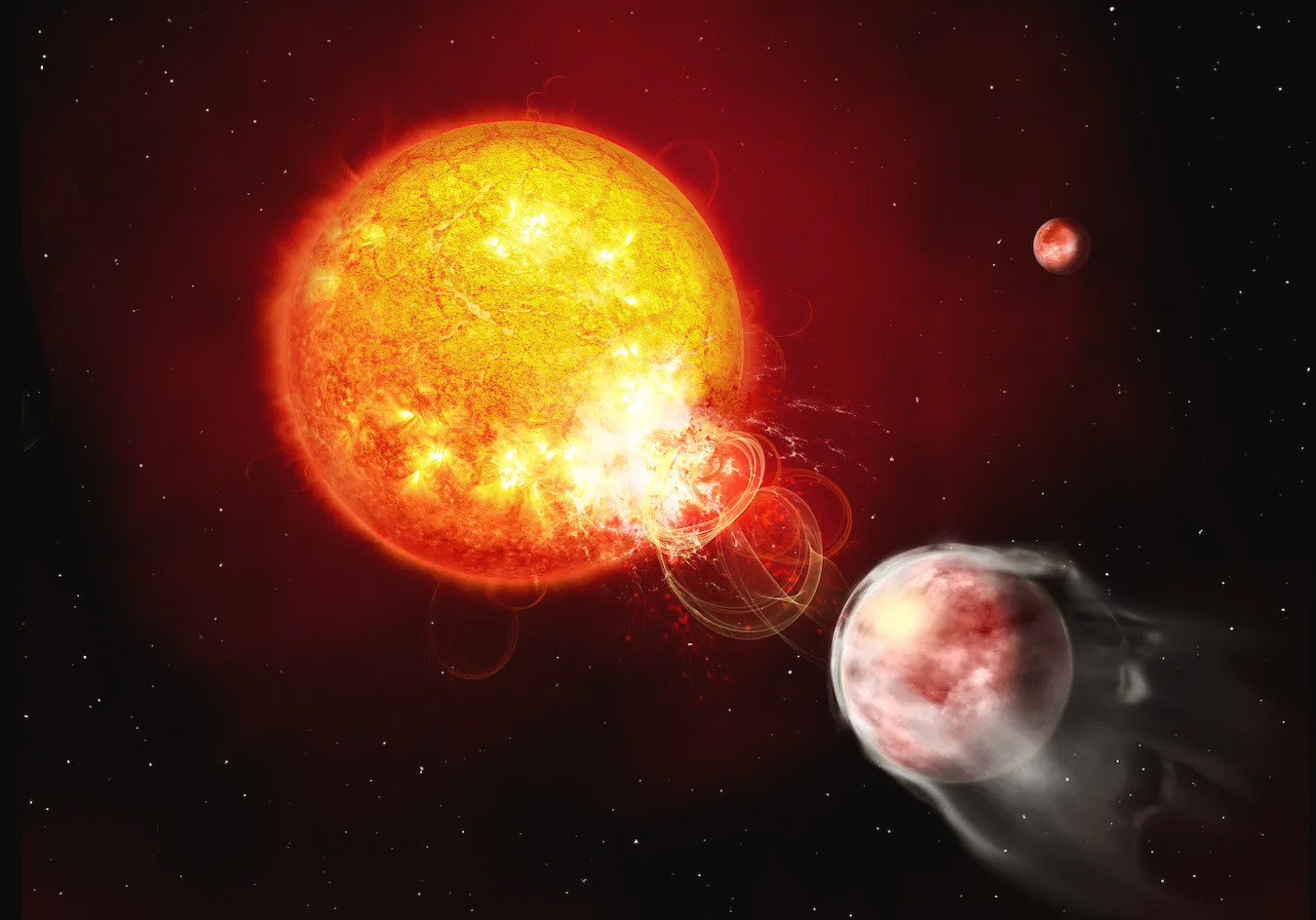 El planeta que causa su fin: autoestructura astronómica

 – Primer plano