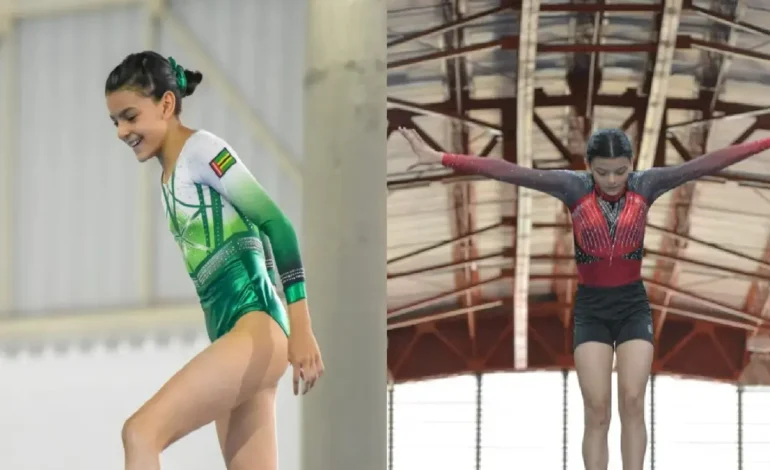 La gimnasta Santandeeana, que representará a Columbia en el Campeonato Mundial en el Trampolín, en Praga, está buscando recursos para viajar y quedarse.

 – Primer plano