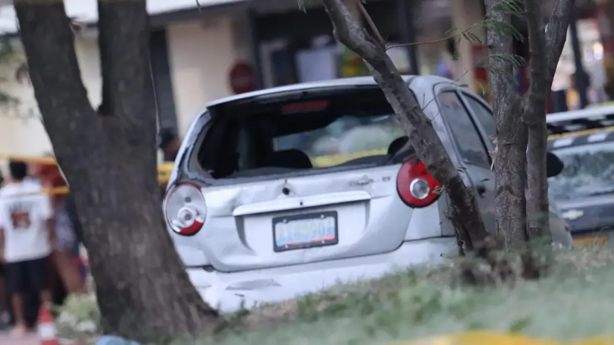 La patrulla policial fue salvada por 10 metros

 – Primer plano