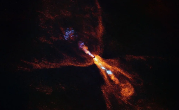 Los astrónomos dan el nacimiento de un sistema solar fuera de nuestro

 – Primer plano