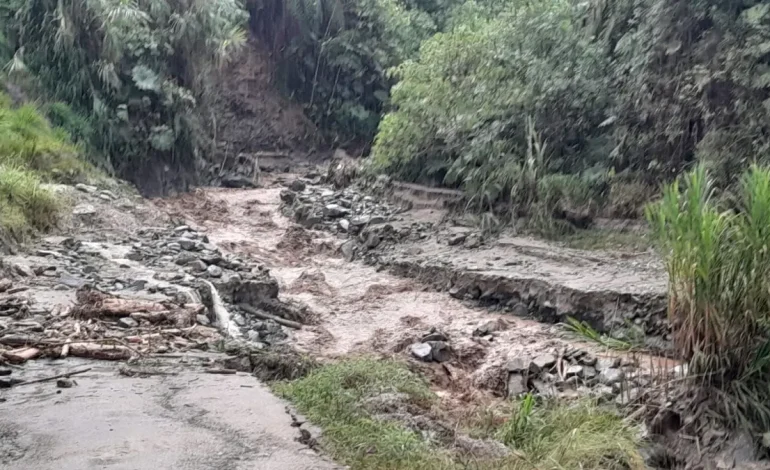 Pérdida de puentes, carreteras y casas
– Primer plano