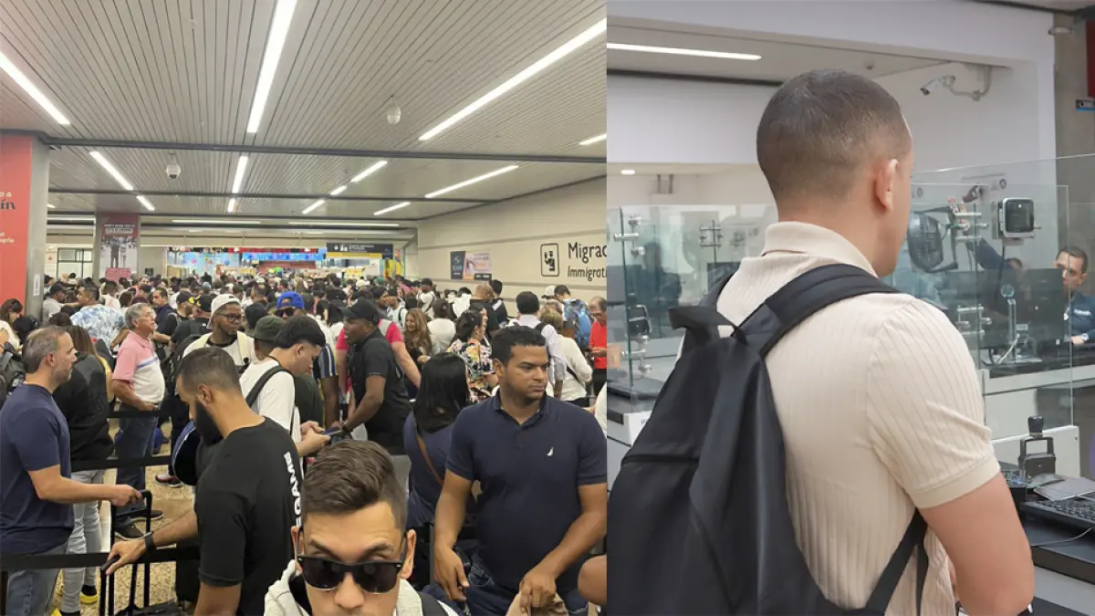 Quejas en la migración hasta 6 horas en el aeropuerto de Rionegro

 – Primer plano
