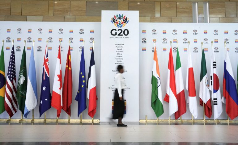 La estructuración del área G20 de la estrategia económica de los Estados Unidos se priorizará en 2026.

 – Primer plano