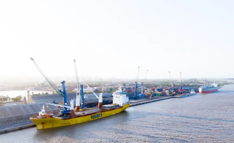 Los camiones de carbón y aque son operadores portuarios raros

 – Primer plano