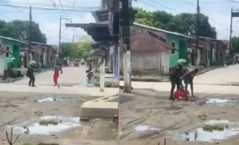 La policía sentó a un hombre que amenazó a varias personas con un machete en Nechí (antioquia); Defensa uniformada

 – Primer plano