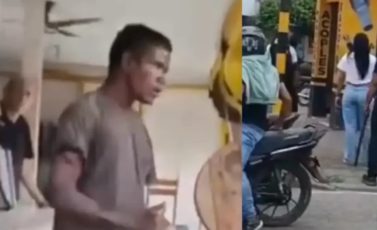 Video Se grabó un nuevo caso de residentes de la calle atacando a una persona por dinero en Montería

 – Primer plano