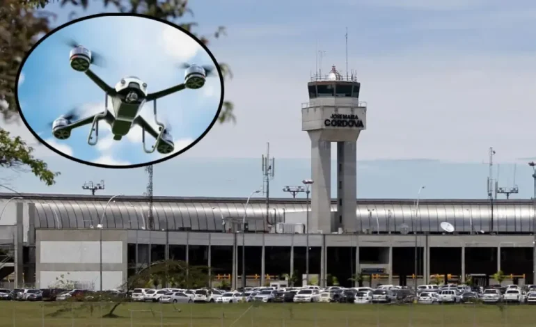 Más de 30 vuelos afectados en el aeropuerto de Rionegro debido al dron

 – Primer plano